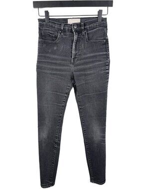 Everlane Skinny Jeans Women’s 27 High Rise Black Stretch Denim Minimal